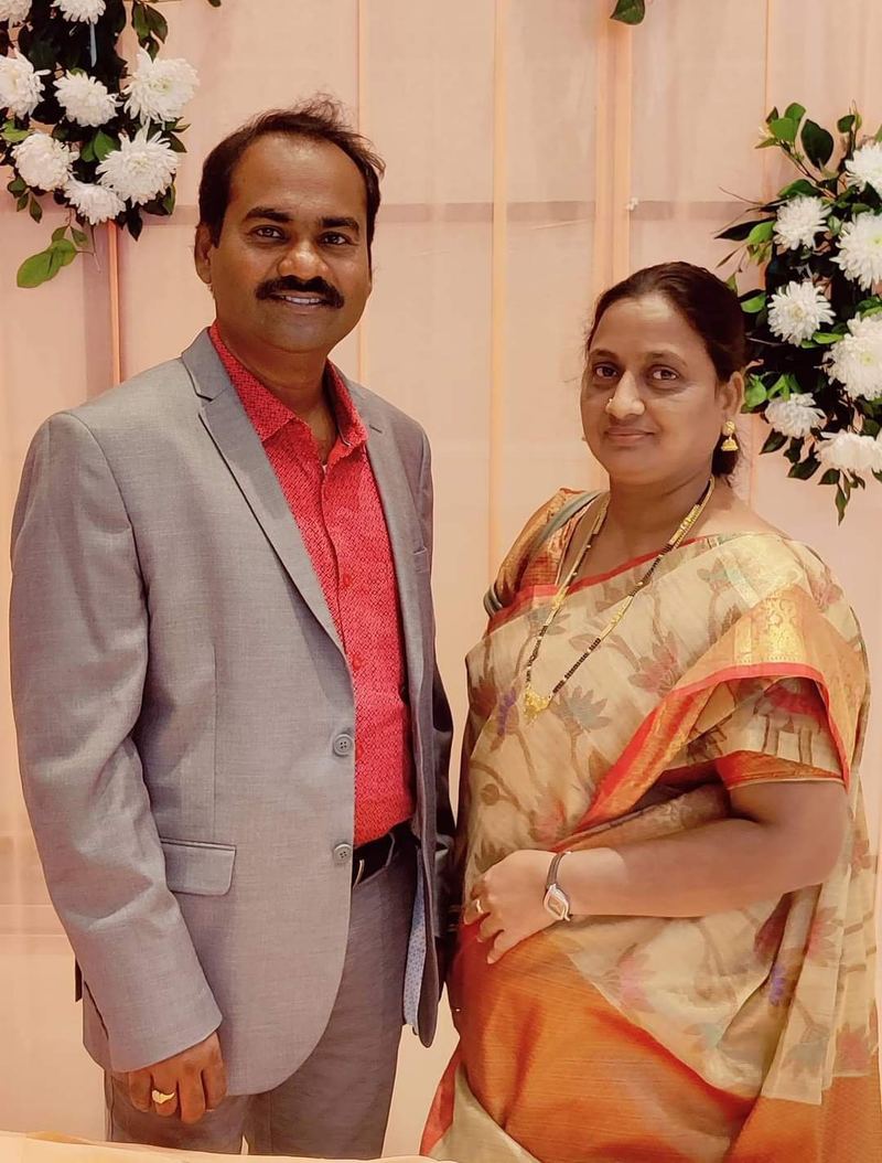 Bro. Anil Kumar with his wife, Baby Florence